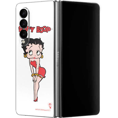 Betty Boop Pose Galaxy Z Fold4 5G Skin